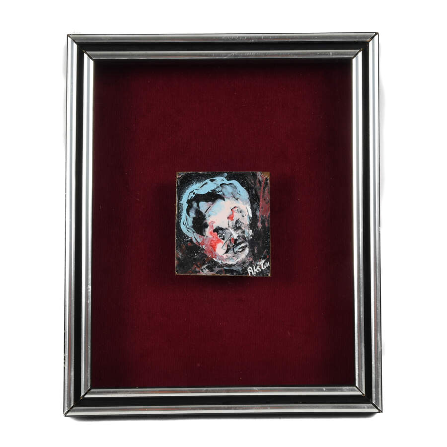 Framed Miniature Abstract by James Akston-1