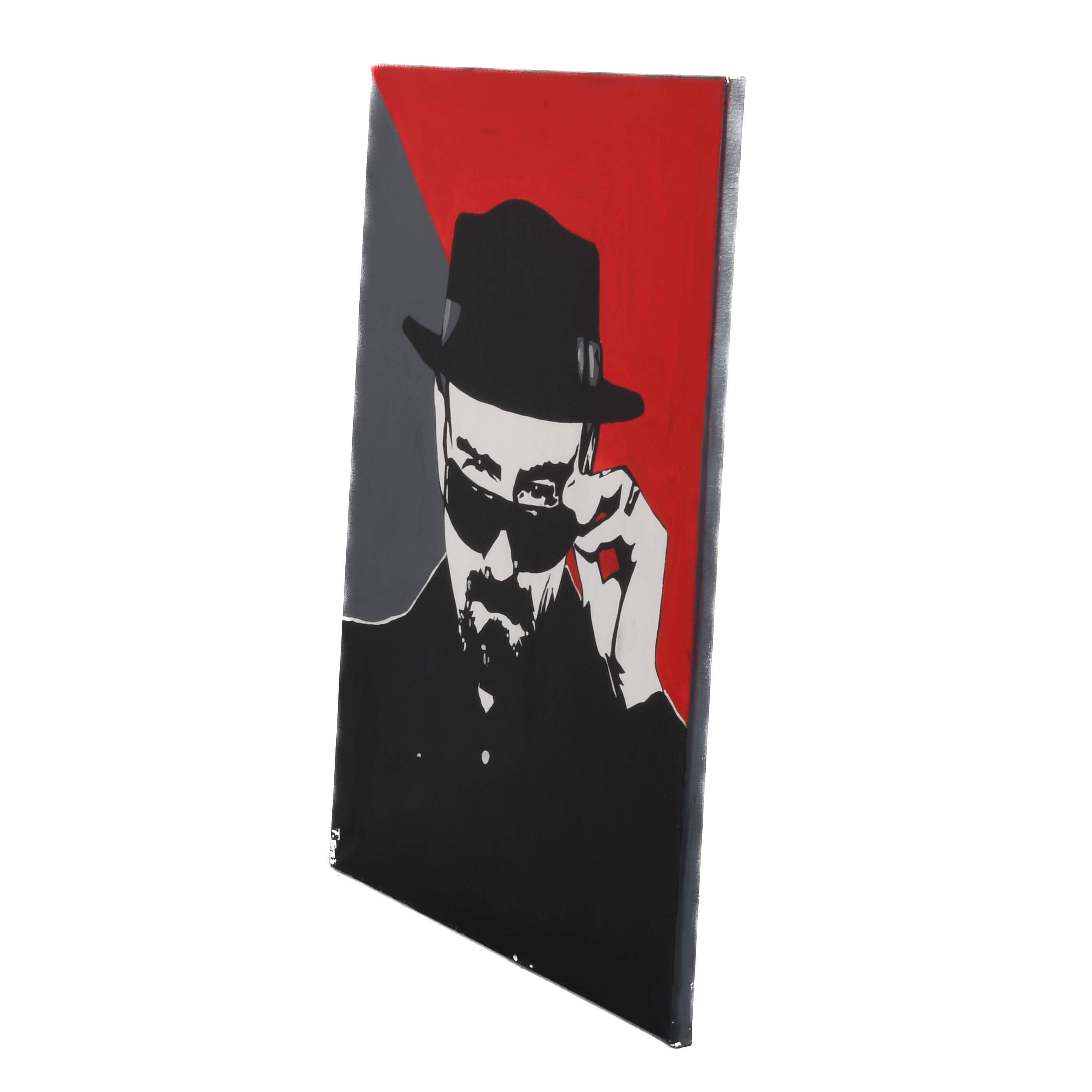 Signed Freddy Gomez Acrylic on Canvas Walter White-4