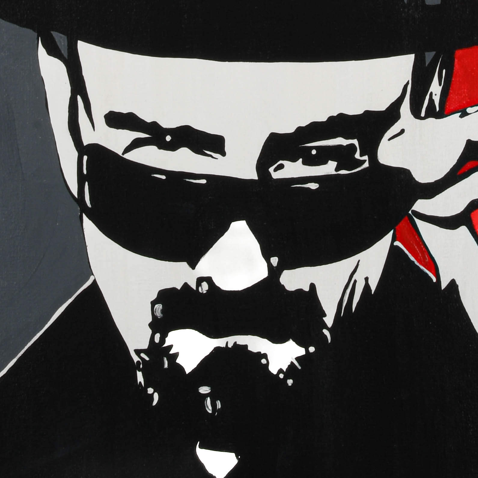 Signed Freddy Gomez Acrylic on Canvas Walter White-2