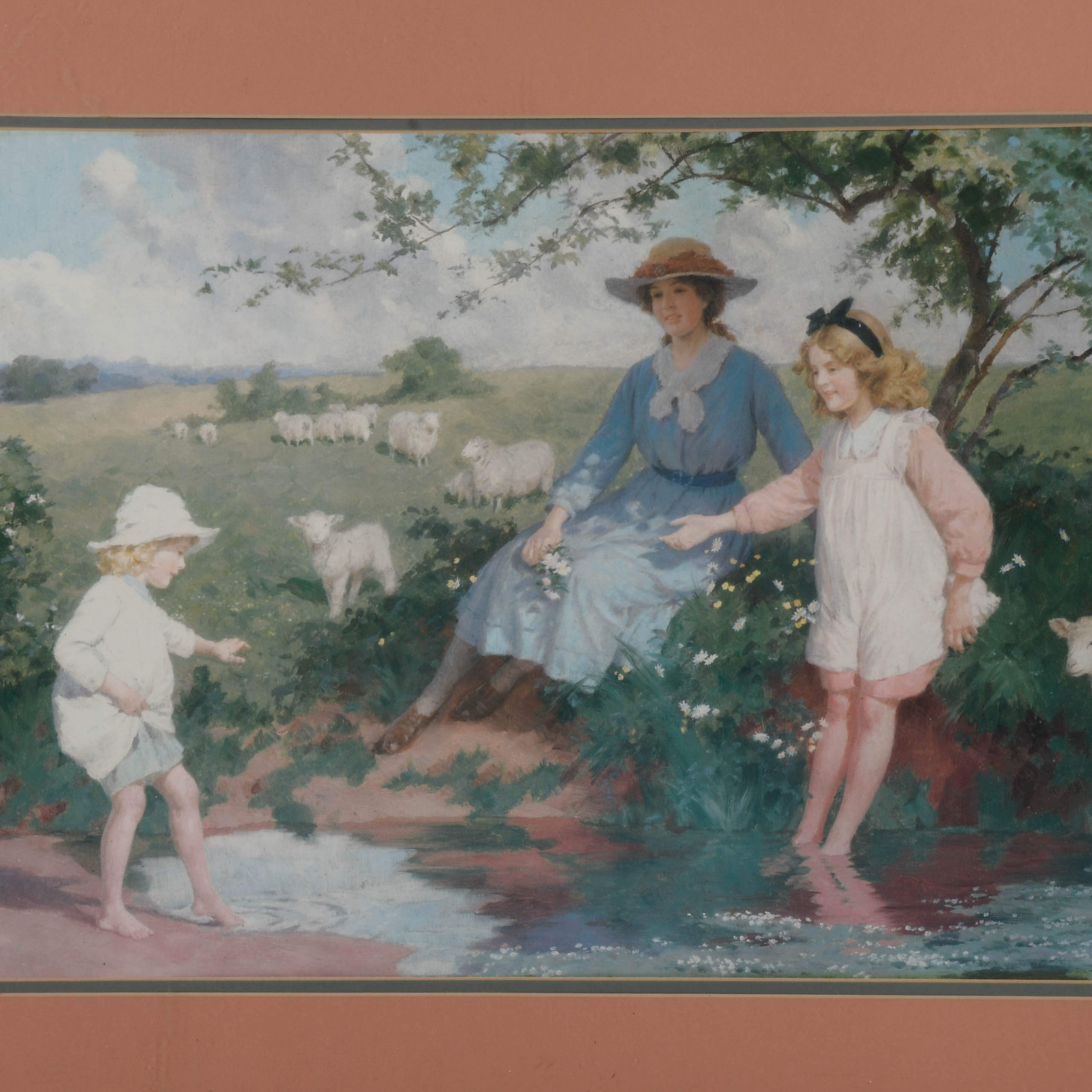 Framed Print Percy Tarrant (1855-1934) "Cooling Off"-2