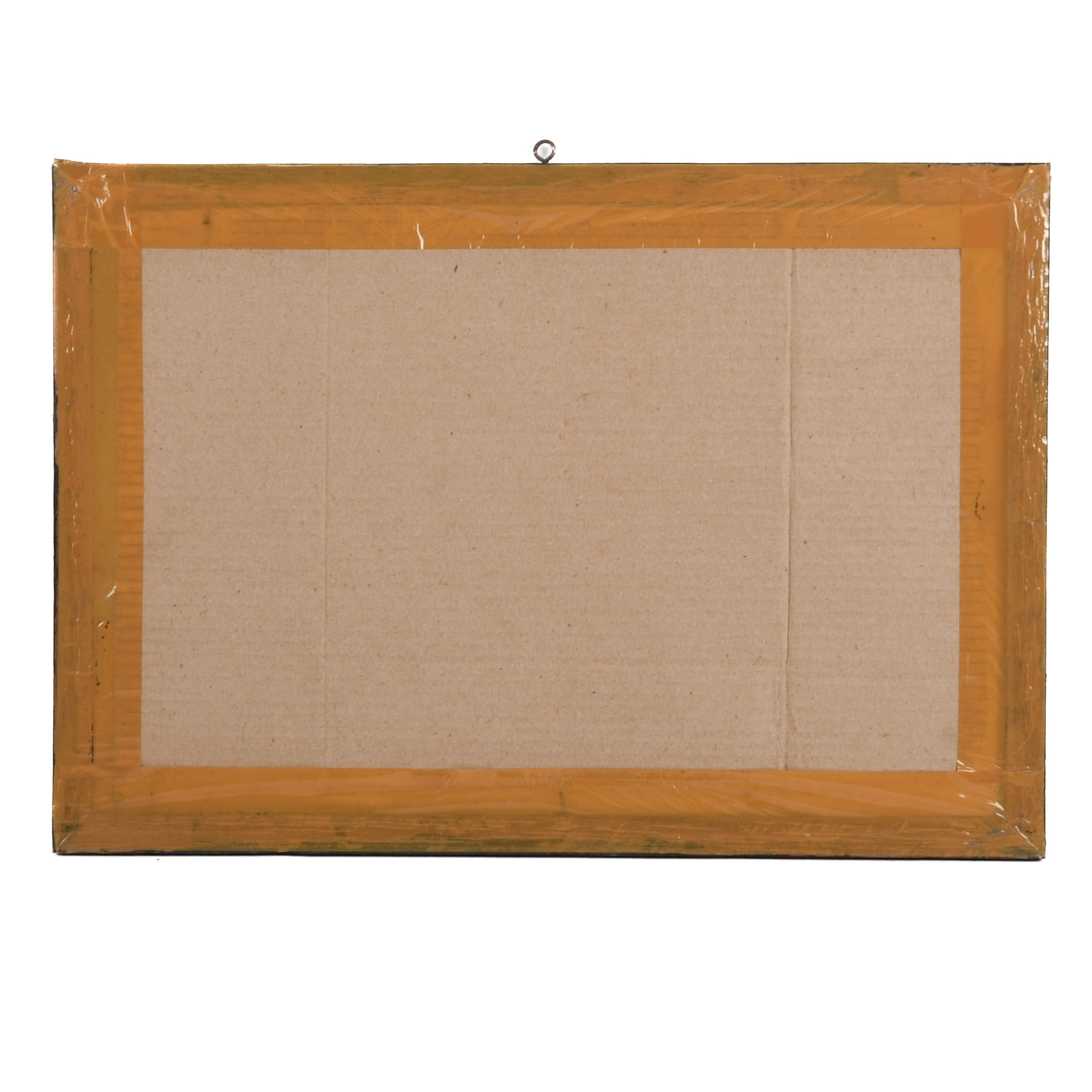Framed Punakawan Reverse Glass Painting of The Village Briefing-5