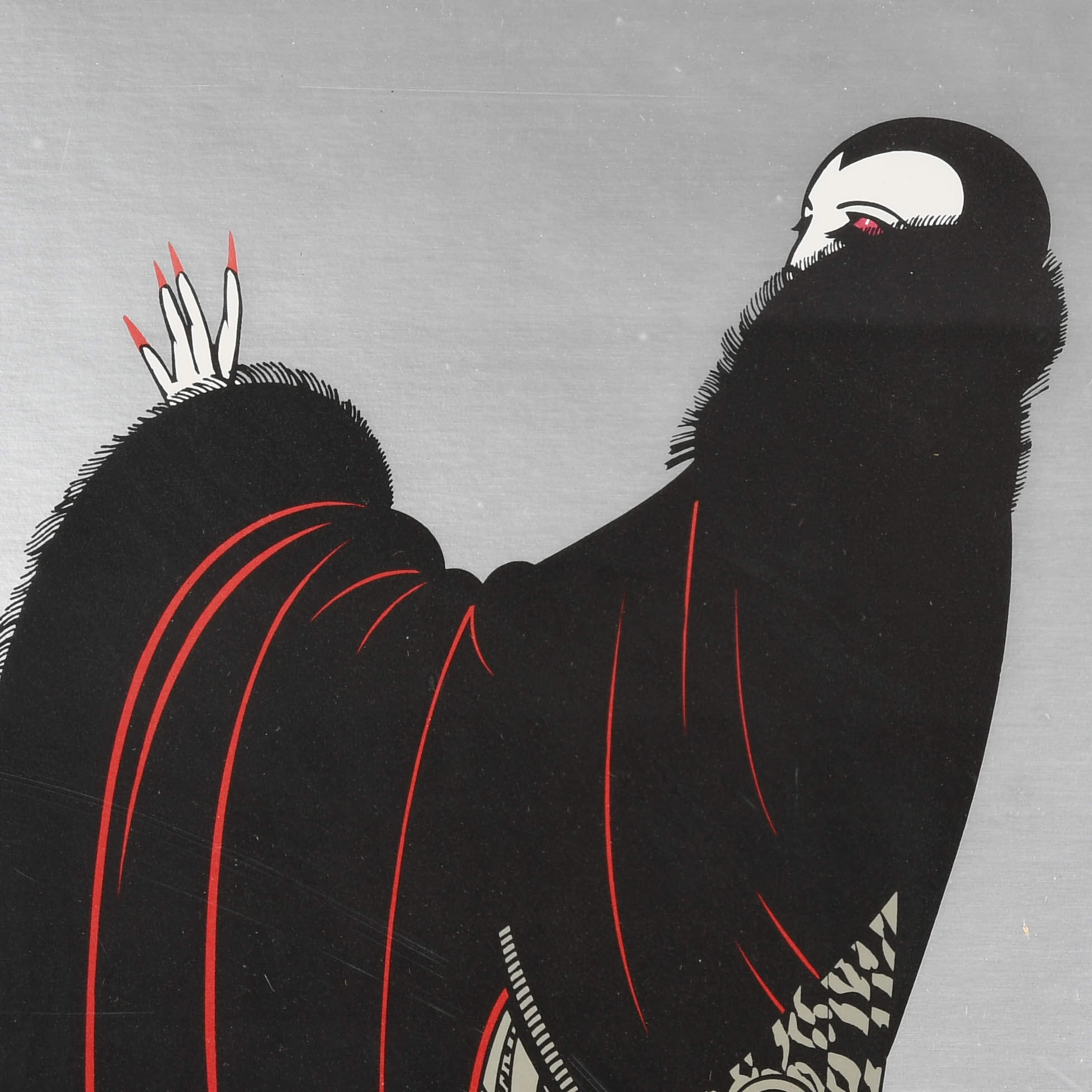 Framed Erté Soiree Mirage Editions Serigraph Lithograph-3