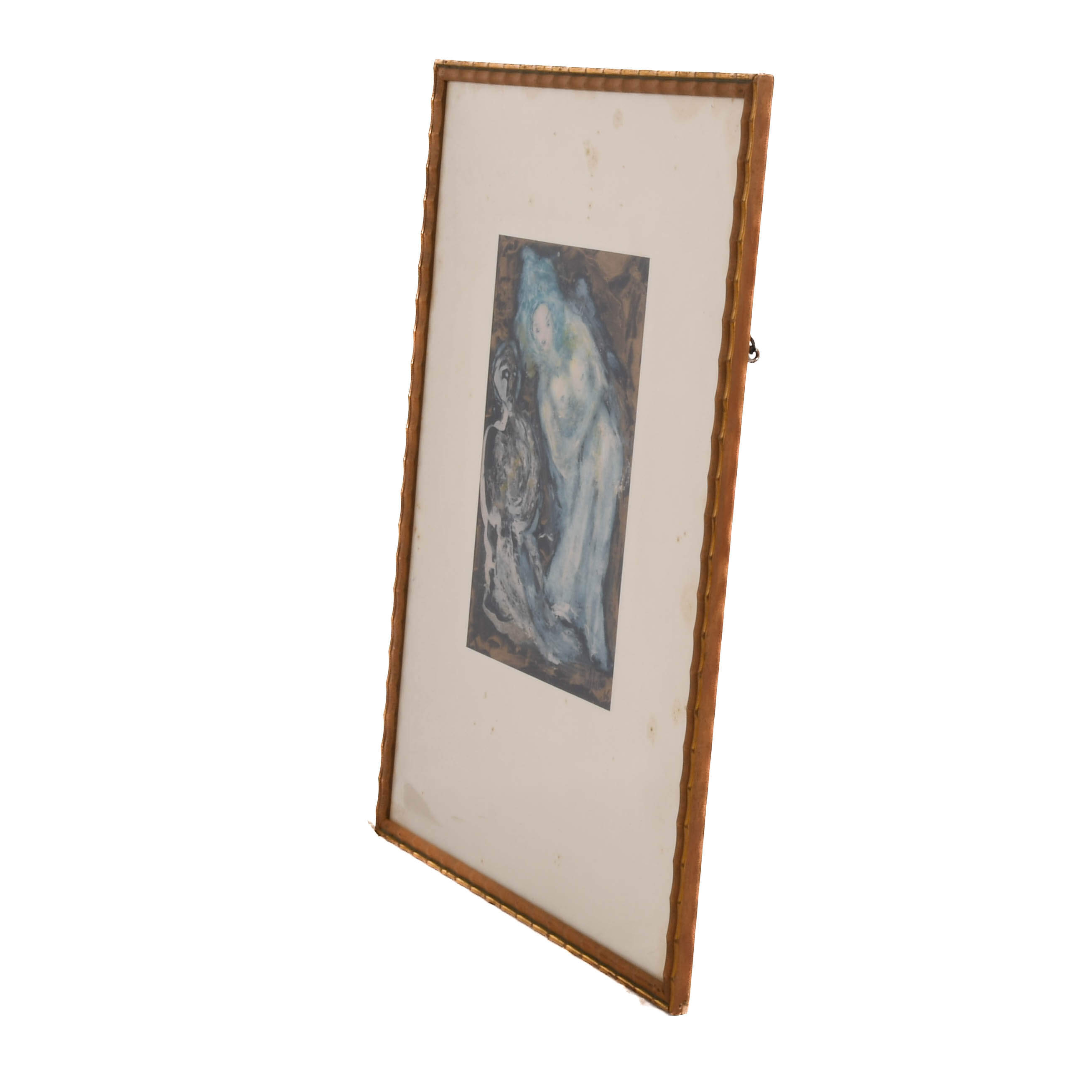 Framed Signed J. Akston "Untitled, 1966" Painting-5