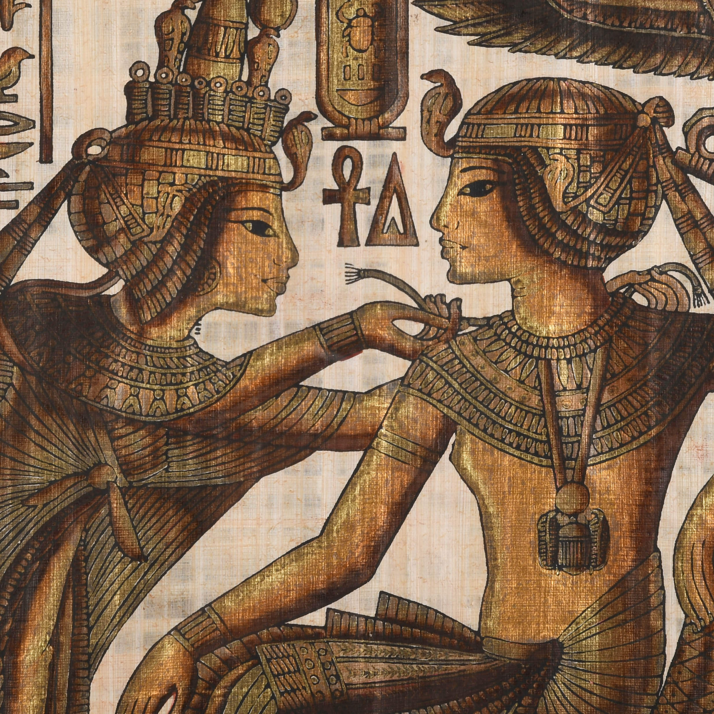 Framed Egyptian Papyrus-3