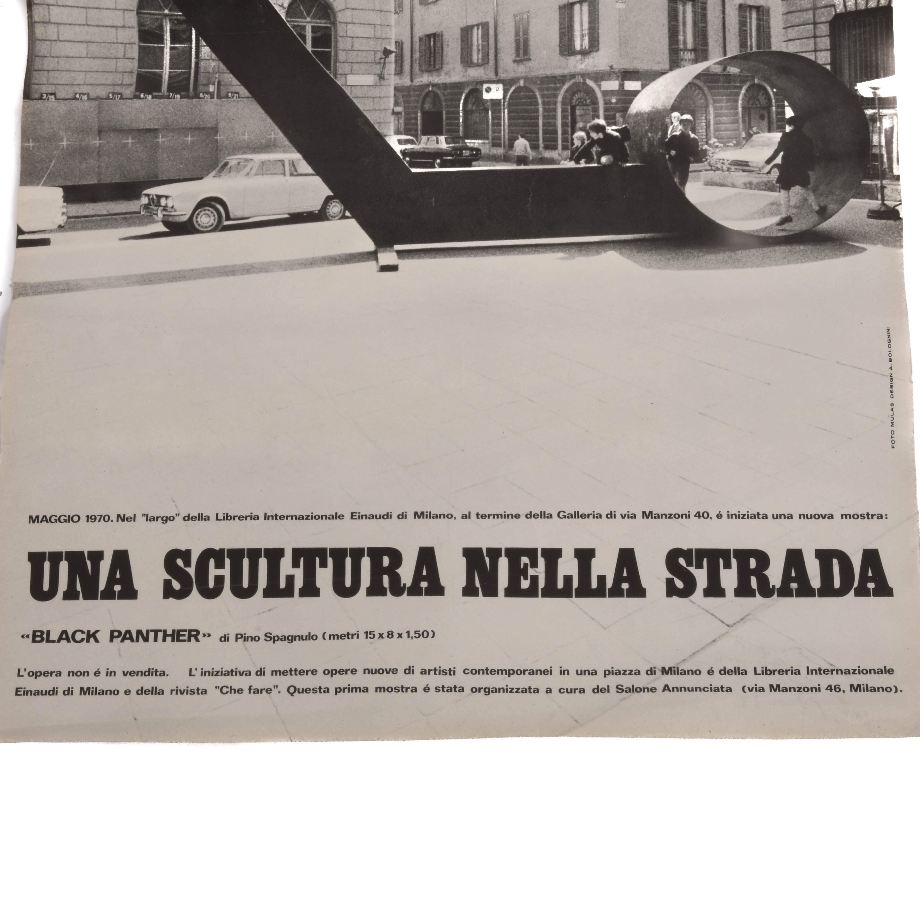 Framed Spagnulo "Photo of 'Black Panther' Installation Italy" Photograph-2