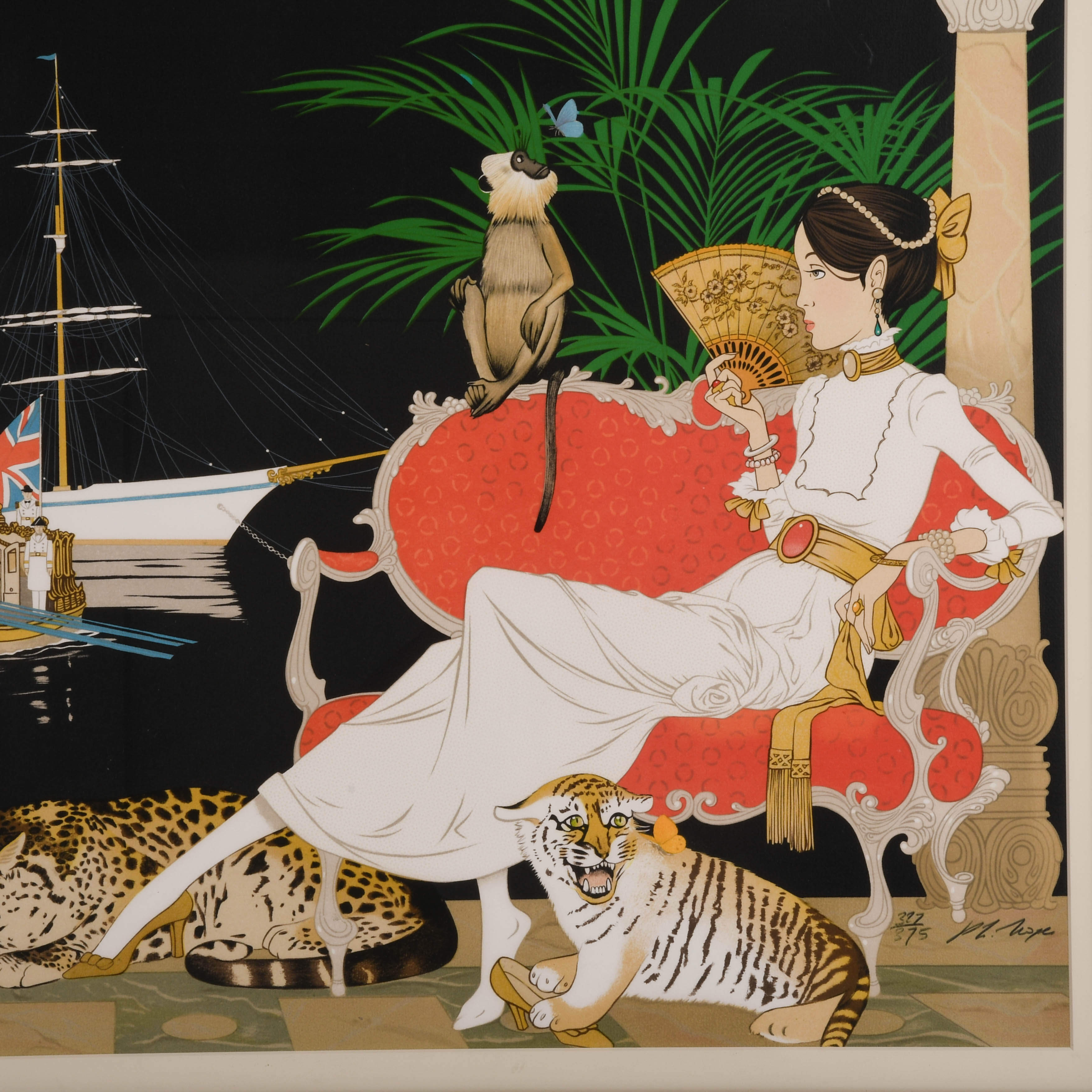 Philippe Henri Noyer "La Fille Du Maharaja" Limited-Edition Lithograph-4