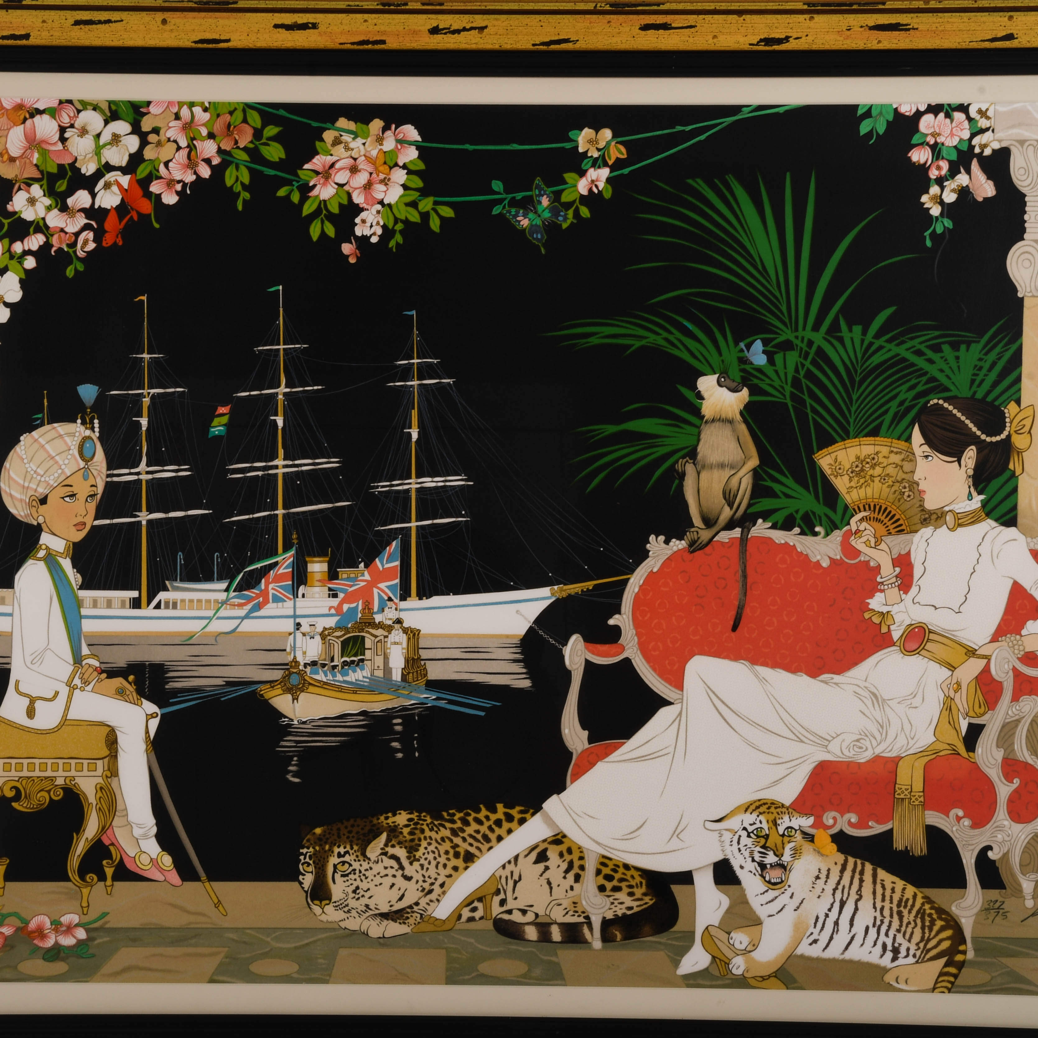 Philippe Henri Noyer "La Fille Du Maharaja" Limited-Edition Lithograph-2