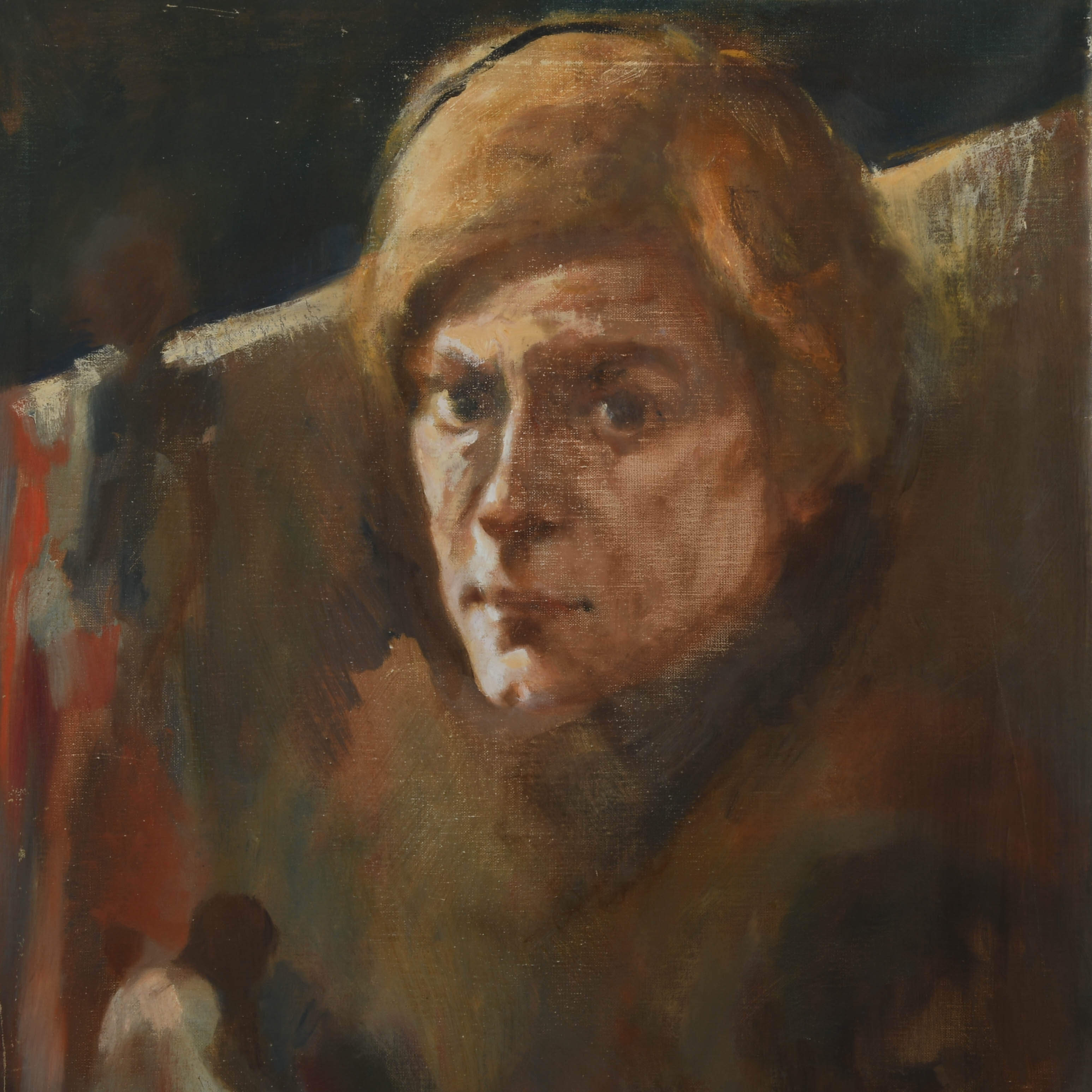 Loose Focus Portrait Oil on Canvas-2