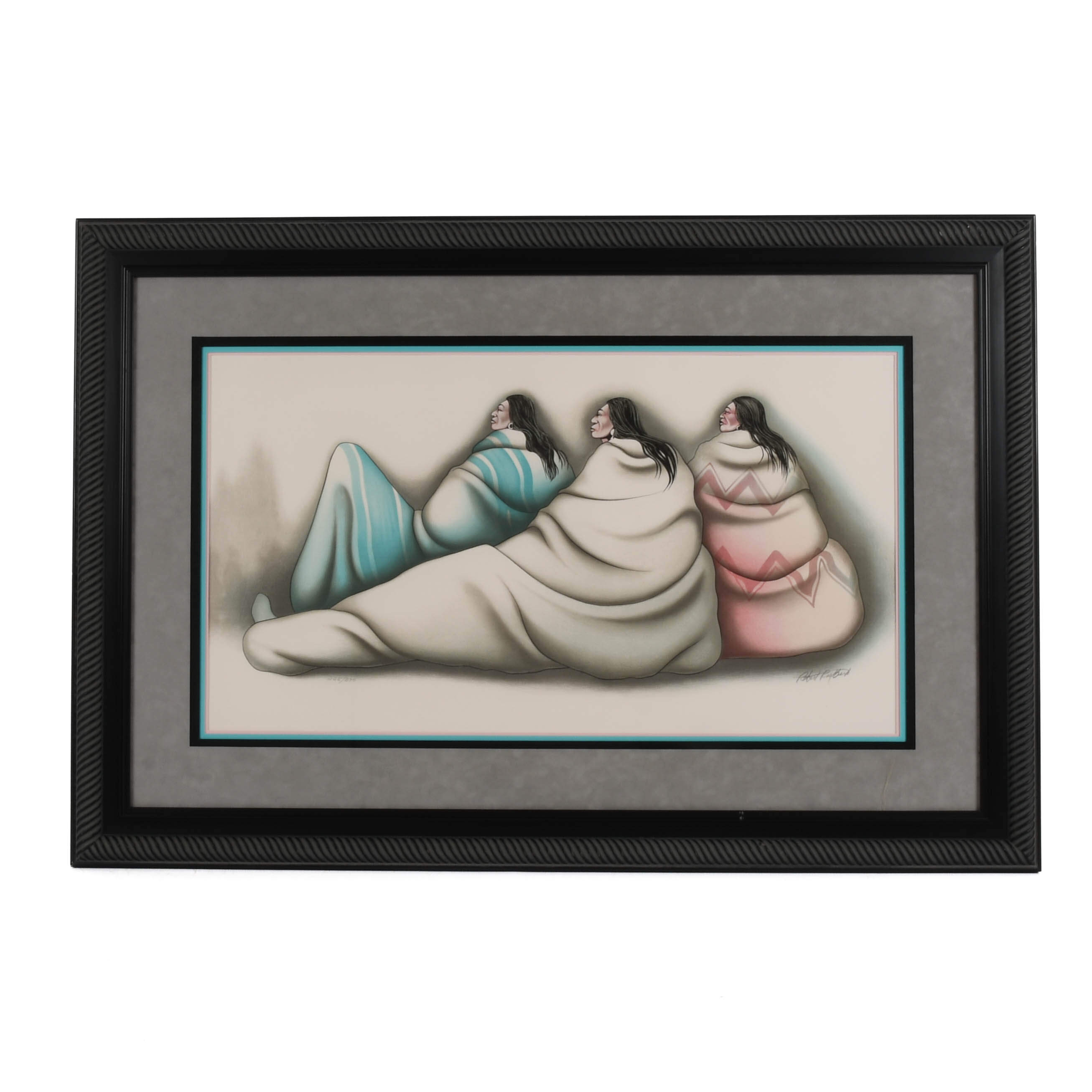 Framed Signed Robert Redbird Jr. "Shadow Watch" Limited-Edition Serigraph-1