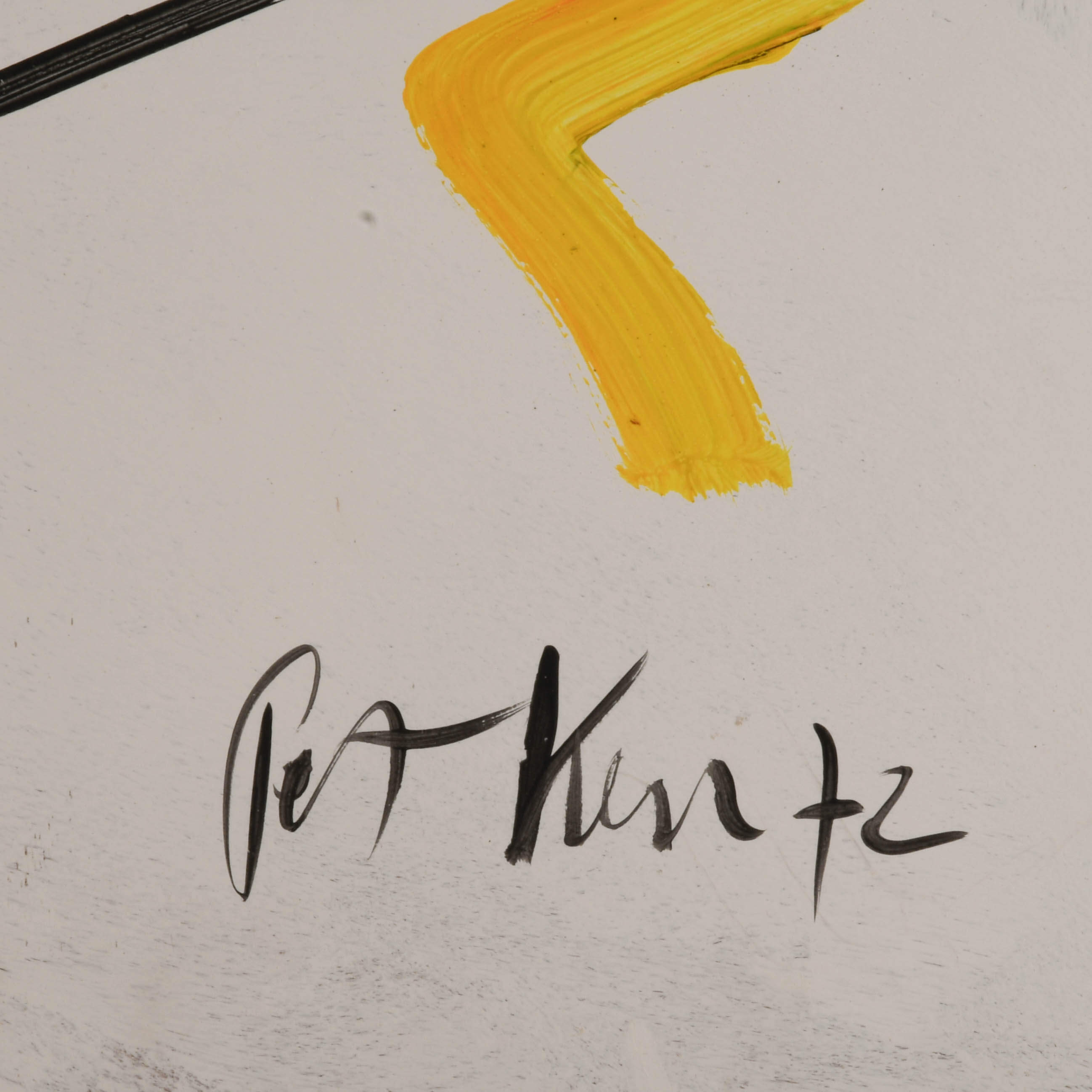 Signed Peter Keil "Linear Emotions 72" Mix Media on Masonite-5