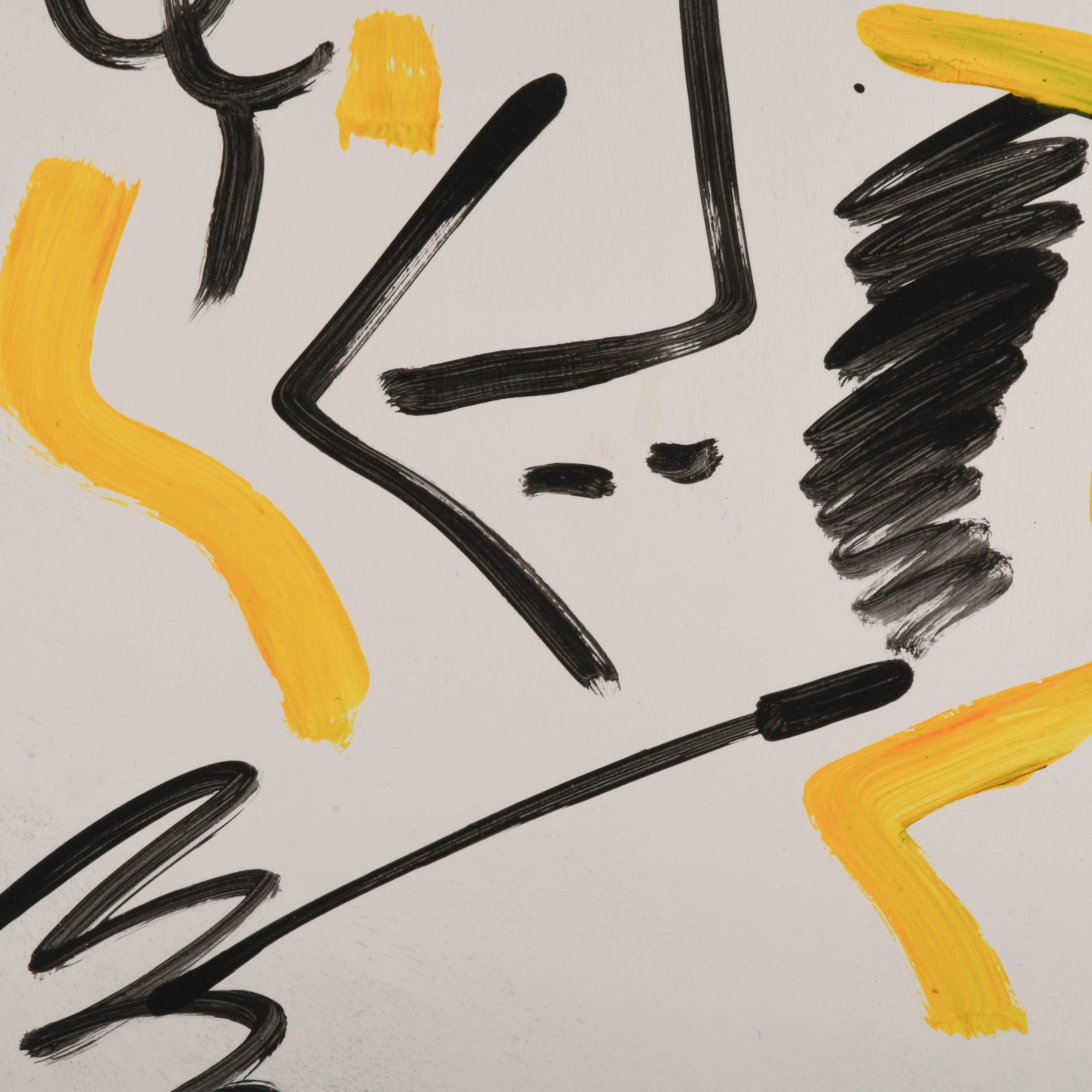 Signed Peter Keil "Linear Emotions 72" Mix Media on Masonite-4
