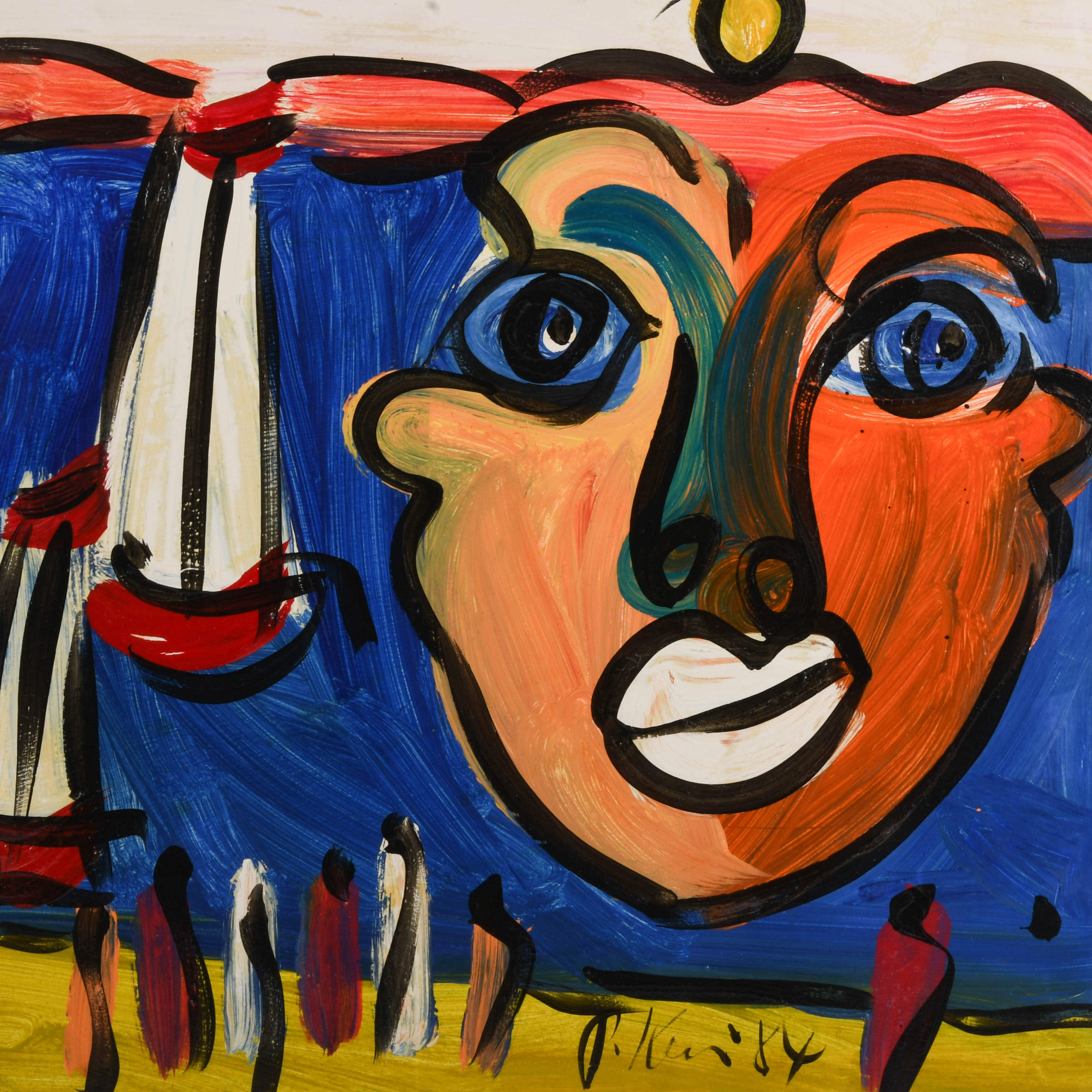 Peter Keil "Sunset Visions and Sailing Whispers" Mix Media on Masonite-2