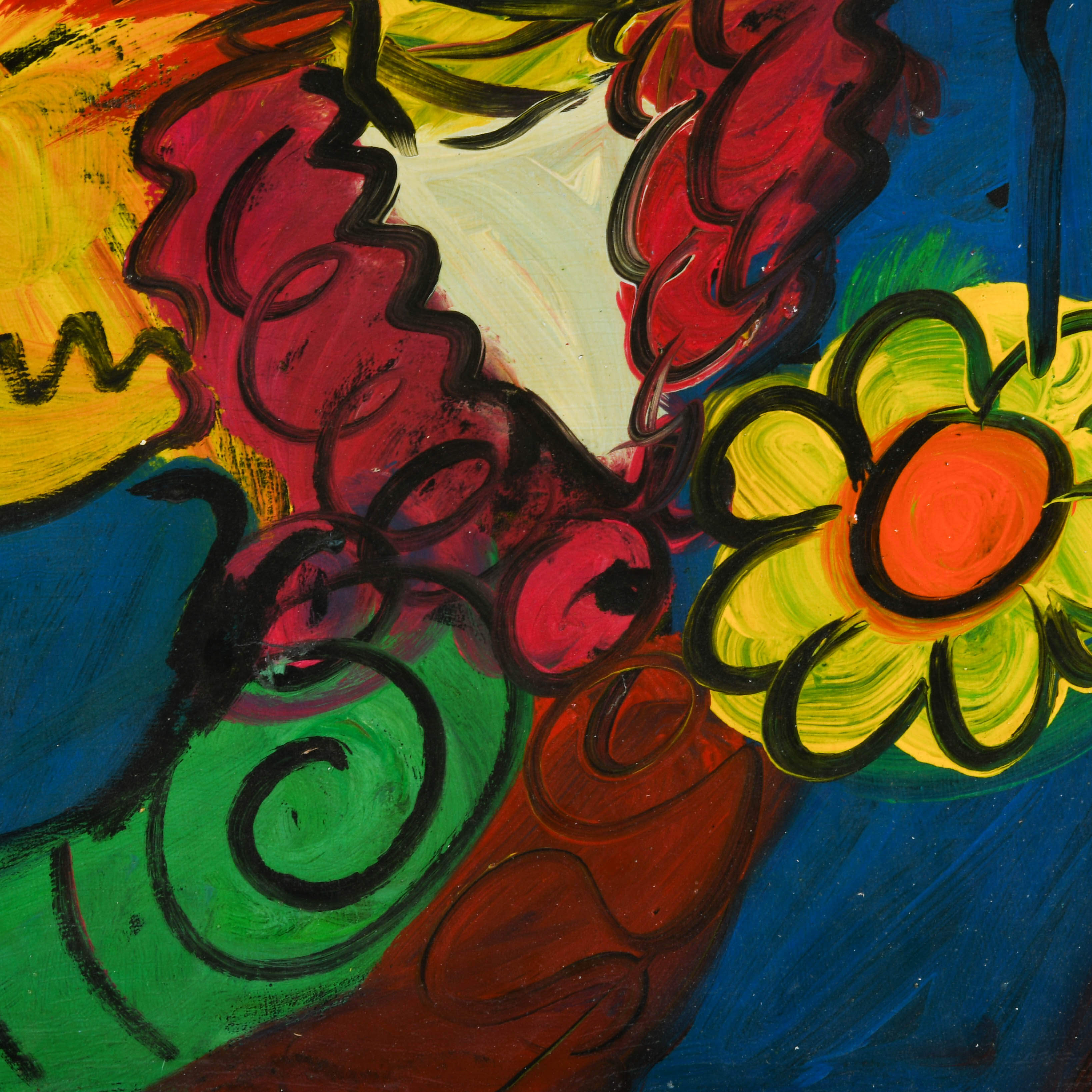 Signed Peter Keil "Expression in Bloom" Oil on Linen-4