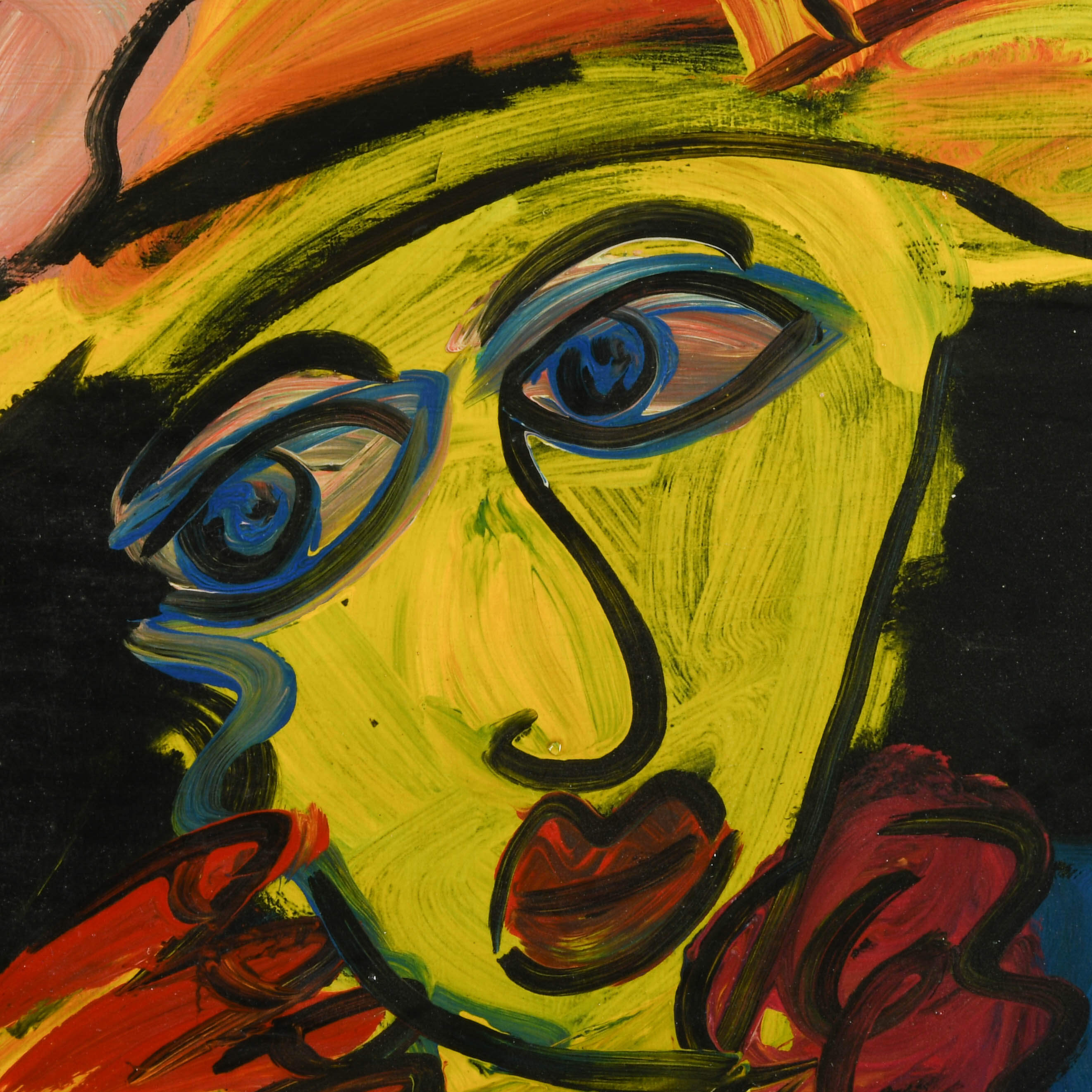 Signed Peter Keil "Expression in Bloom" Oil on Linen-3