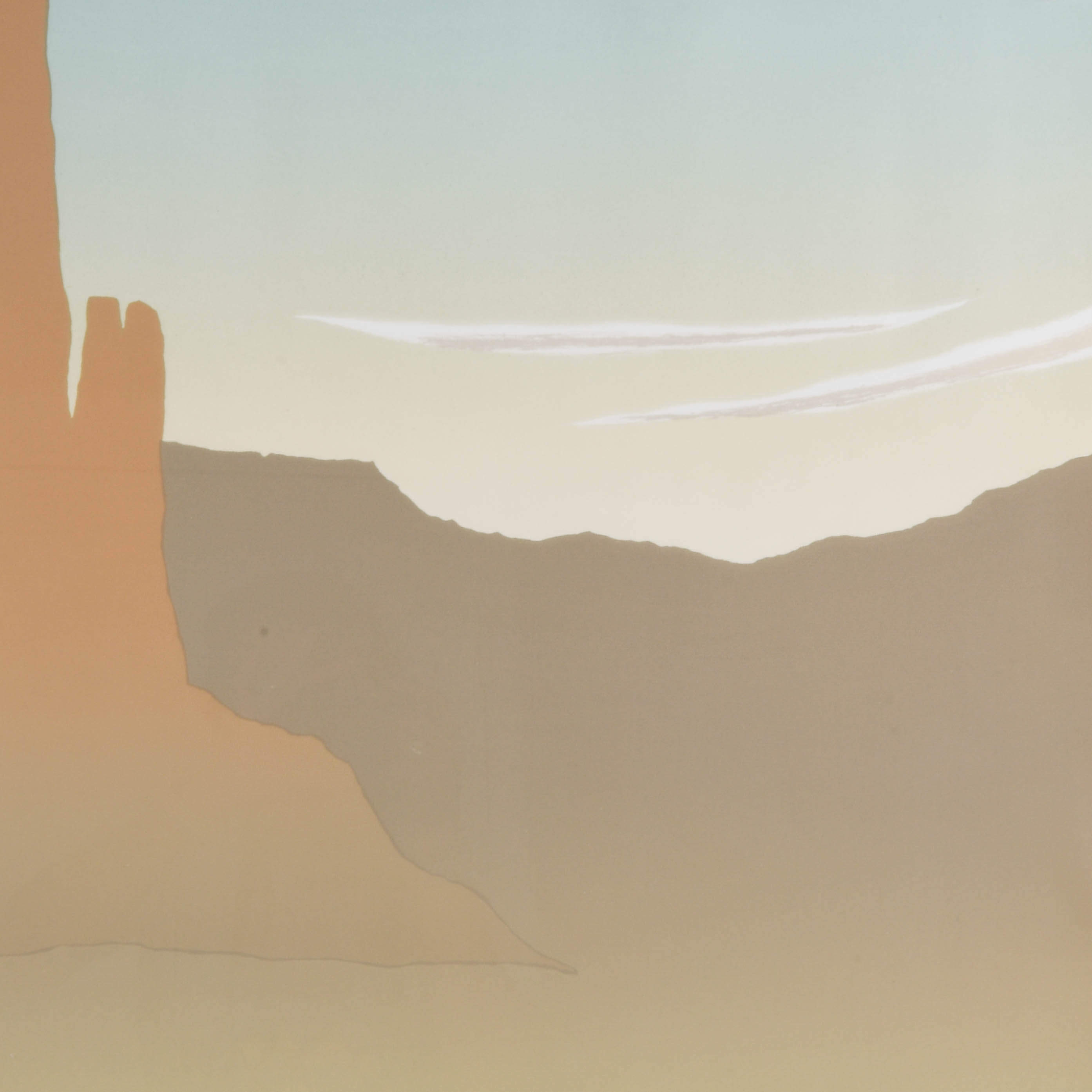 Framed Signed R.C. Gorman Limited-Edition "Canyon de Chelly" Lithograph-5
