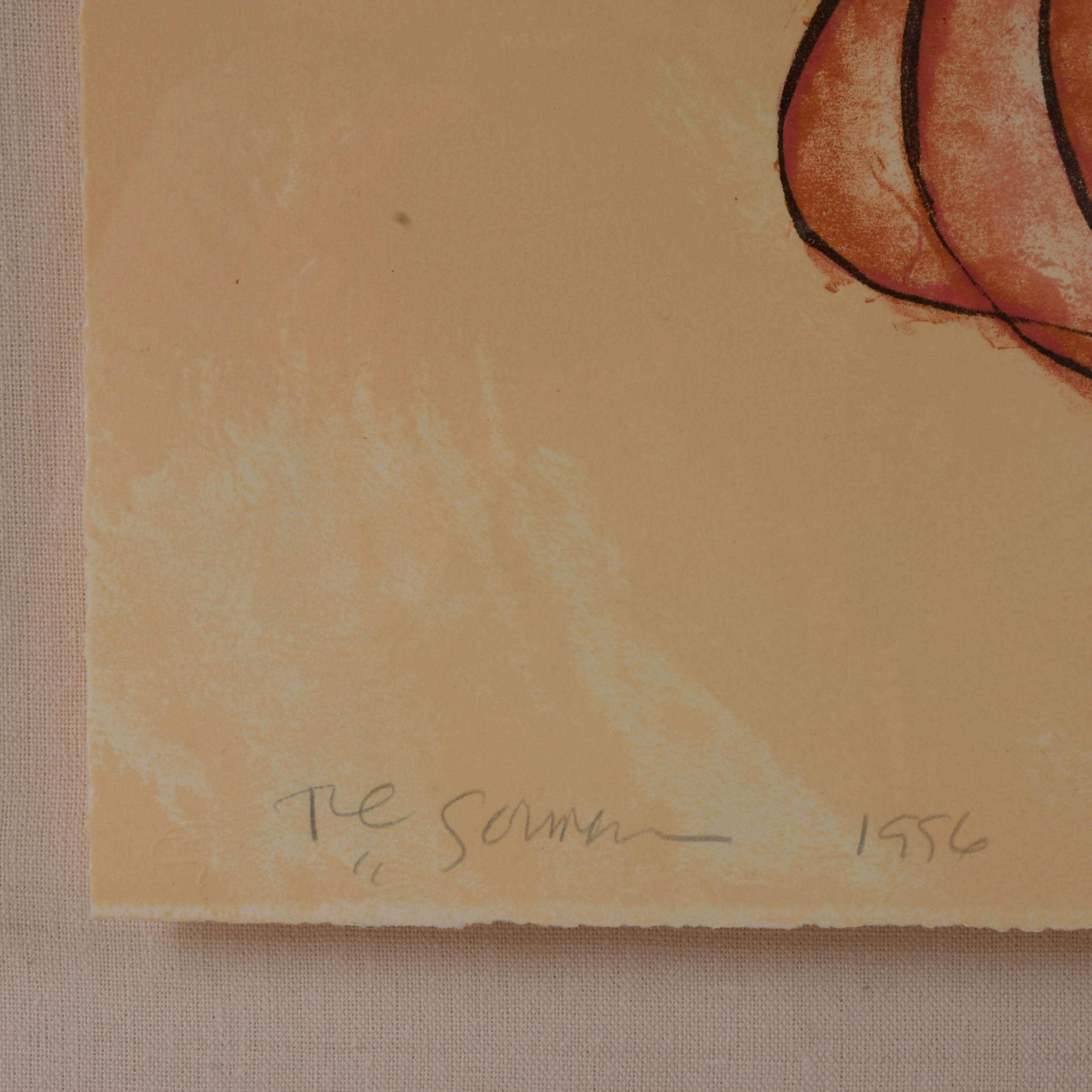 Framed Signed R.C Gorman Limited-Edition Lithograph "Dinetah"-6