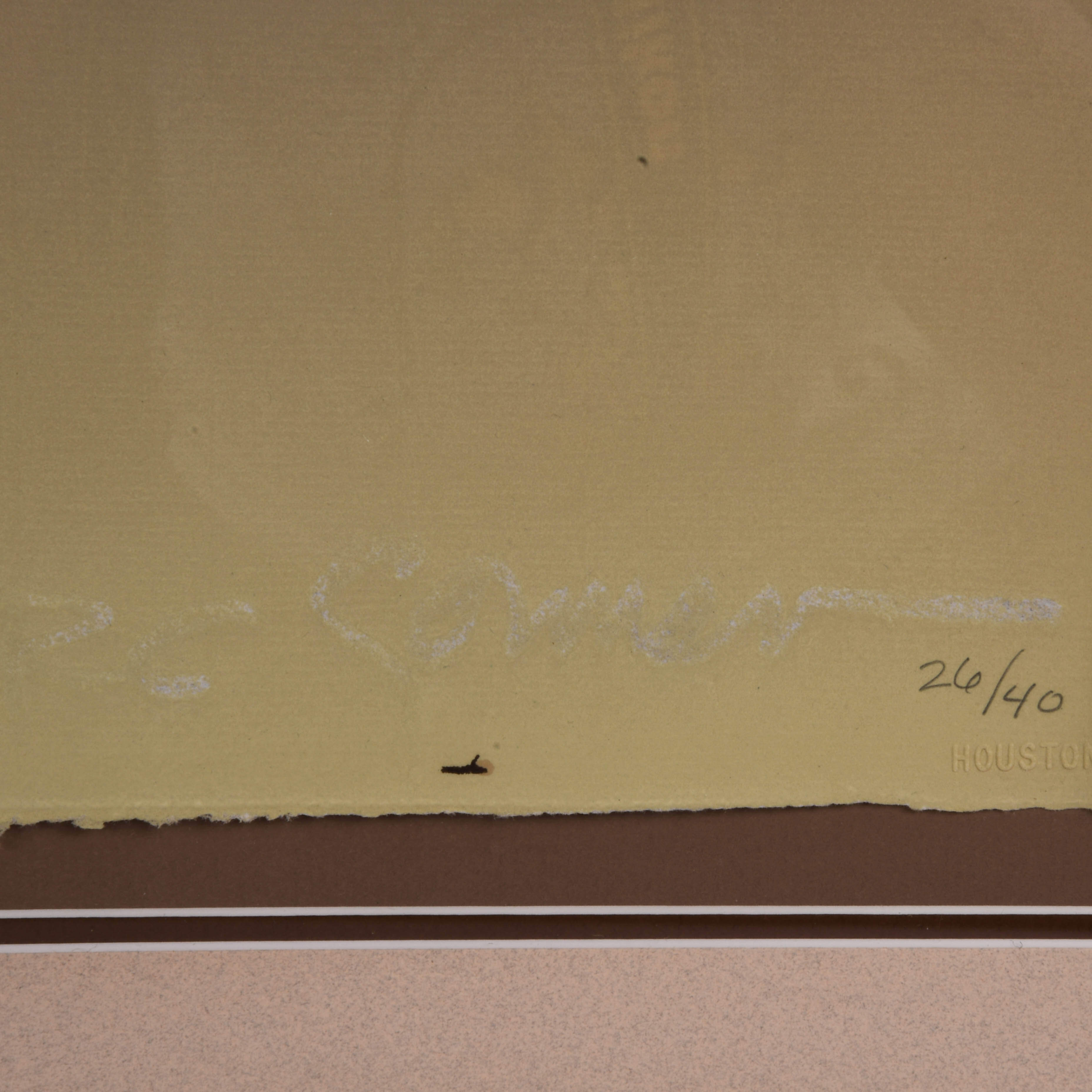 Framed Signed R.C. Gorman Limited-Edition "Canyon de Chelly" Lithograph-2