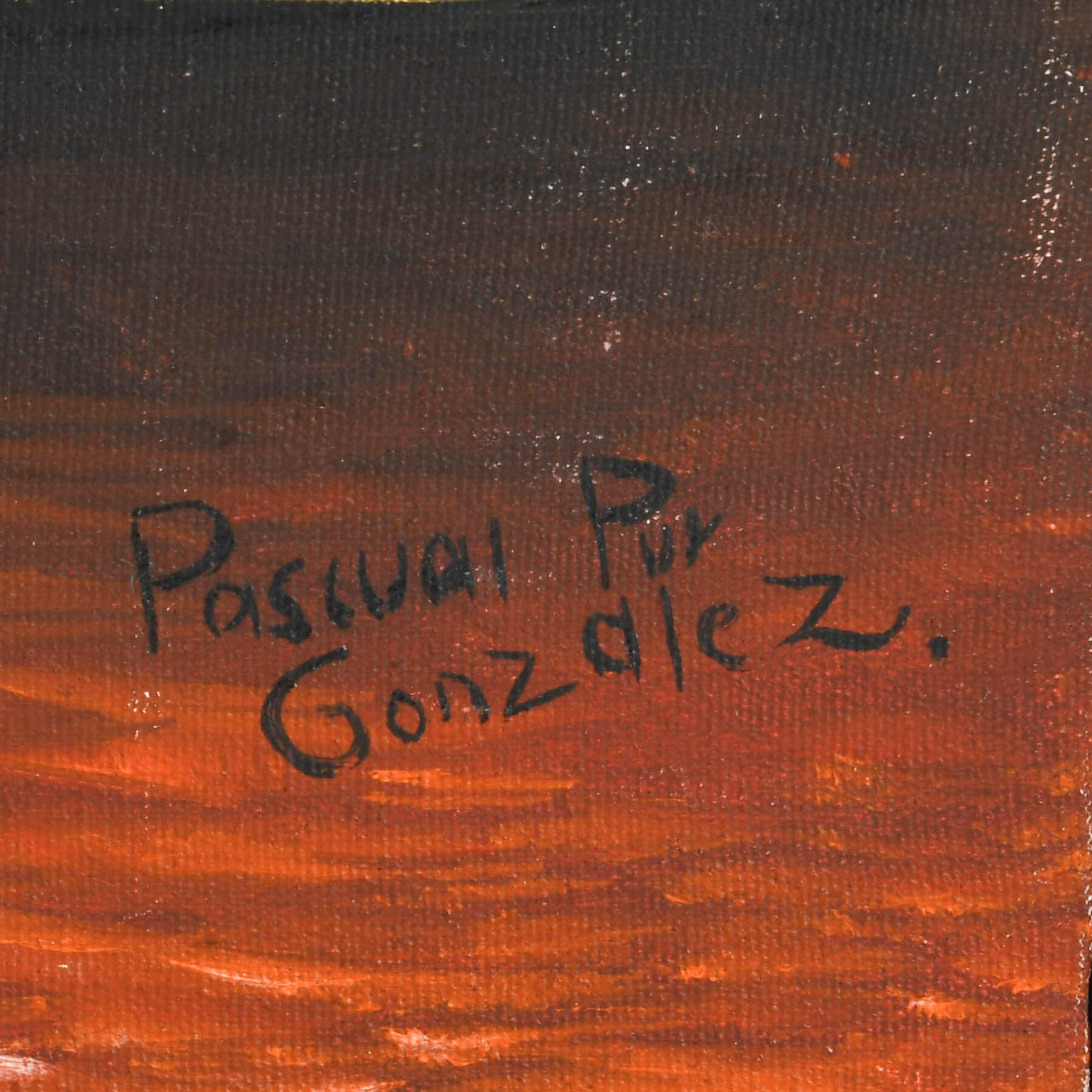 Framed Signed Pascual Pur Gonzalez Guatemalan Mayan Artwork-5