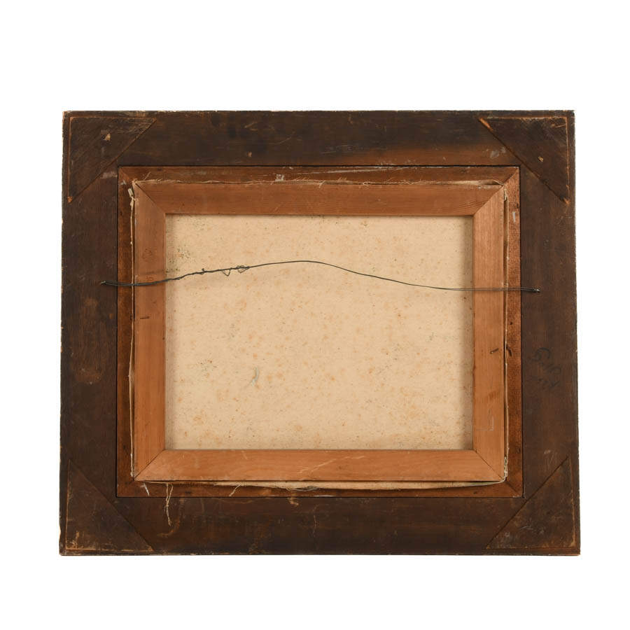 Framed Signed Masts and Mist Mixed Media on Canvas-6