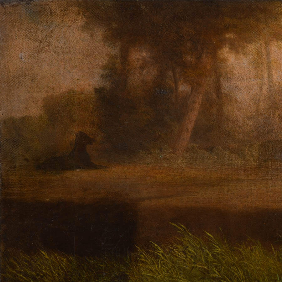 Antique Framed Signed Oil on Canvas by A. Rofsi-4