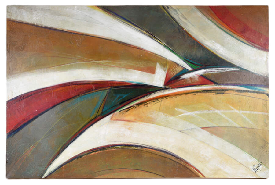 Signed "Round the Bend" Giclée on Canvas-1