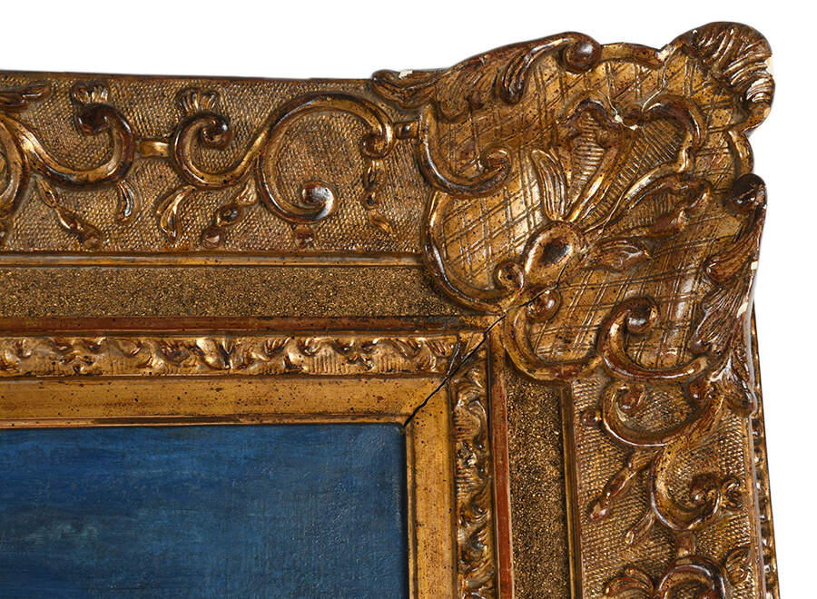 Framed Signed "Maternitate" Oil on Canvas After Mihail Simonidi-3