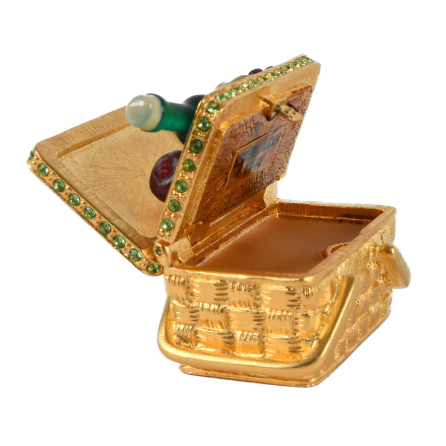 Picnic Basket Estée Lauder Solid Perfume Compact-6