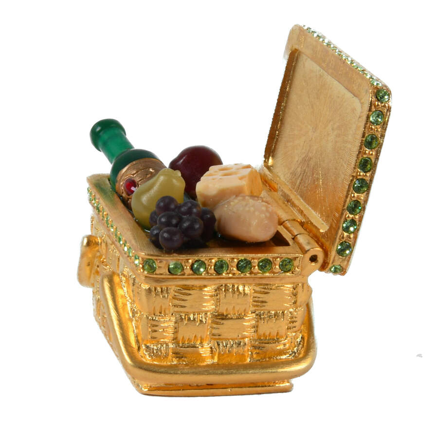 Picnic Basket Estée Lauder Solid Perfume Compact-4