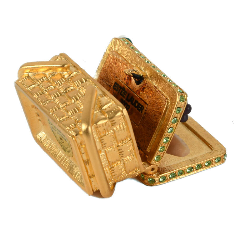 Picnic Basket Estée Lauder Solid Perfume Compact-3