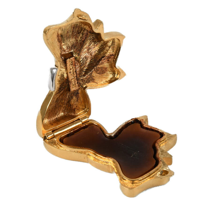 Estée Lauder 1989 Beautiful Bow Solid Perfume Compact-3