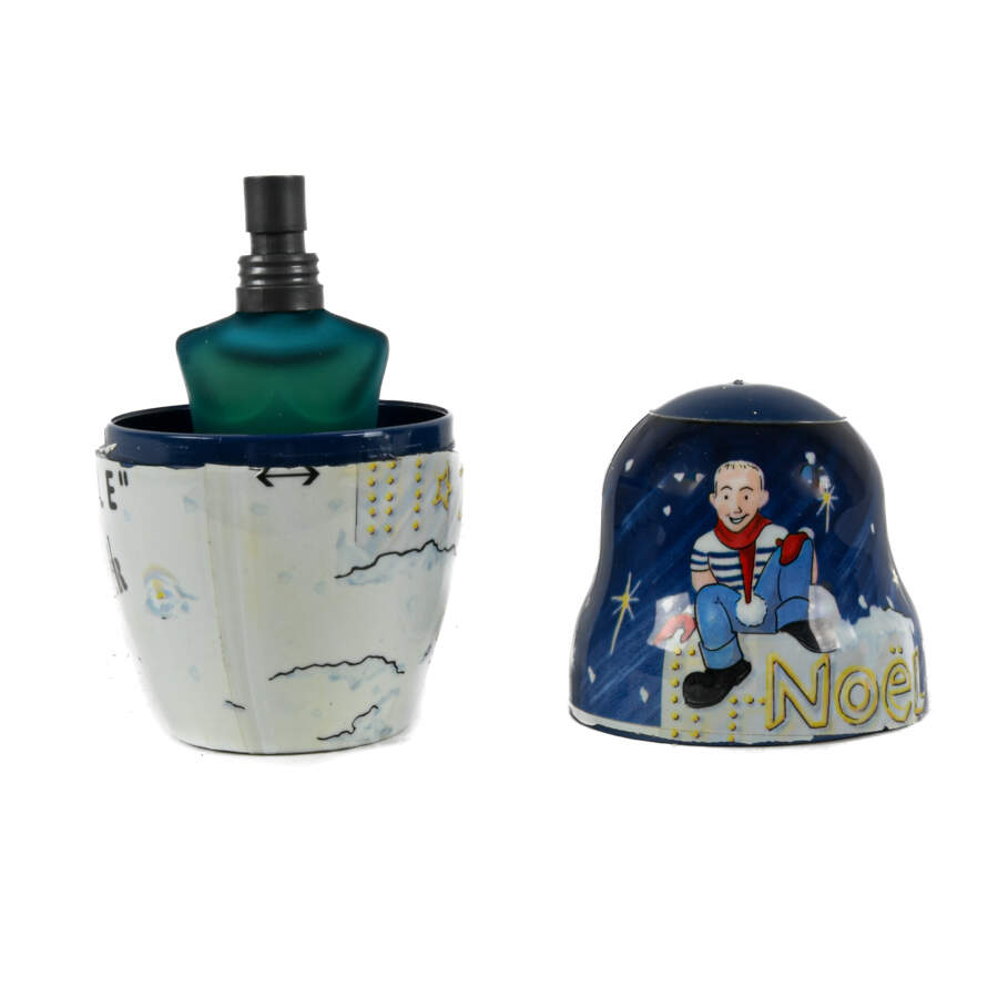 Jean Paul Gaultier 1997 "Le Male" Noël Perfume Bottle-2