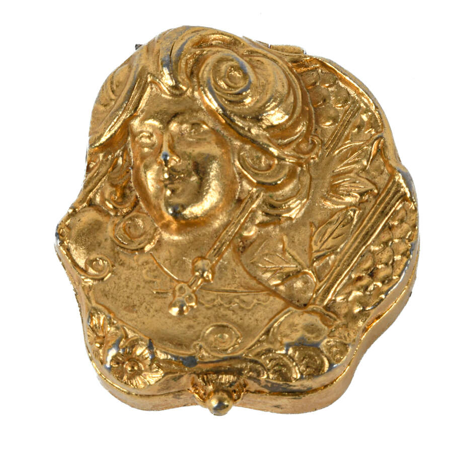 Estée Lauder Art Nouveau-Style Portrait Perfume Compact-1