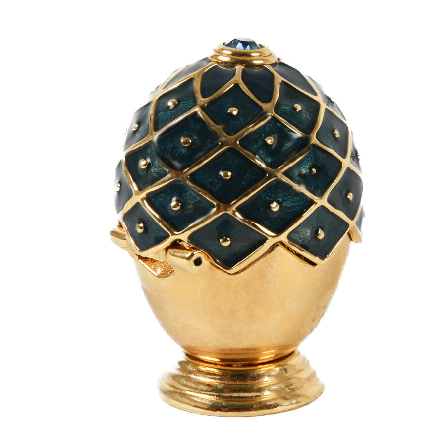 Estee Lauder Collector's Egg Solid Perfume Compact-3