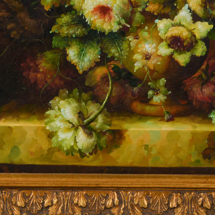 Framed "Garden's Gift" Oil on Canvas-4