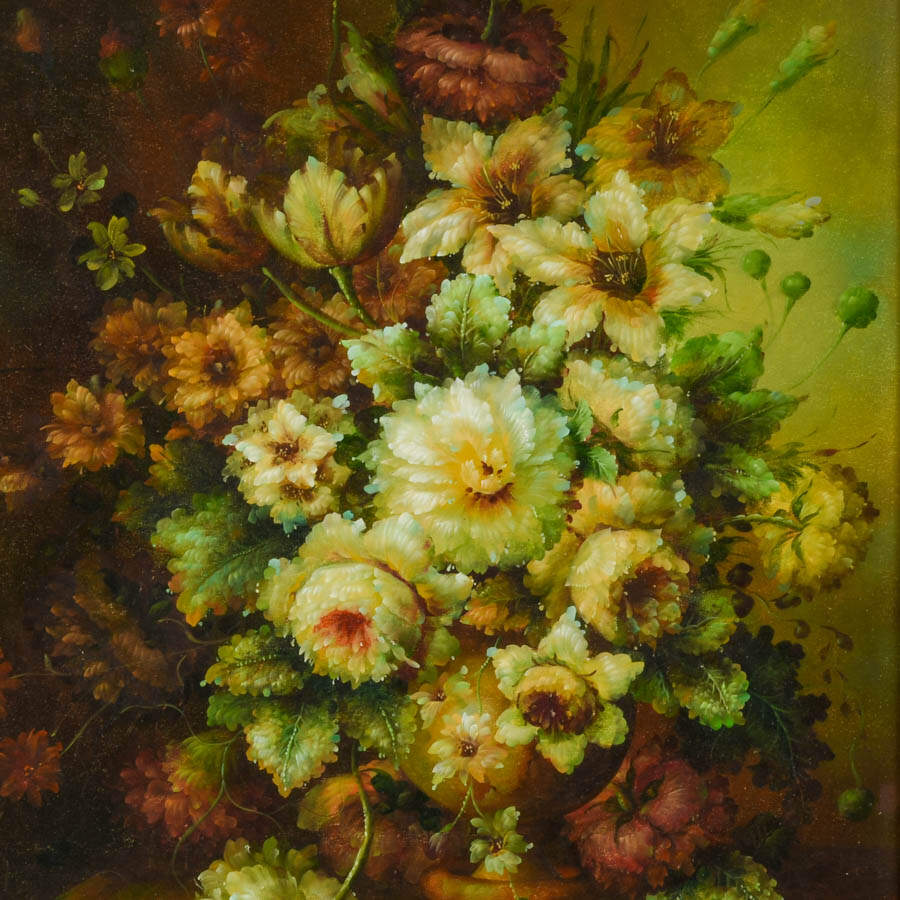 Framed "Garden's Gift" Oil on Canvas-2
