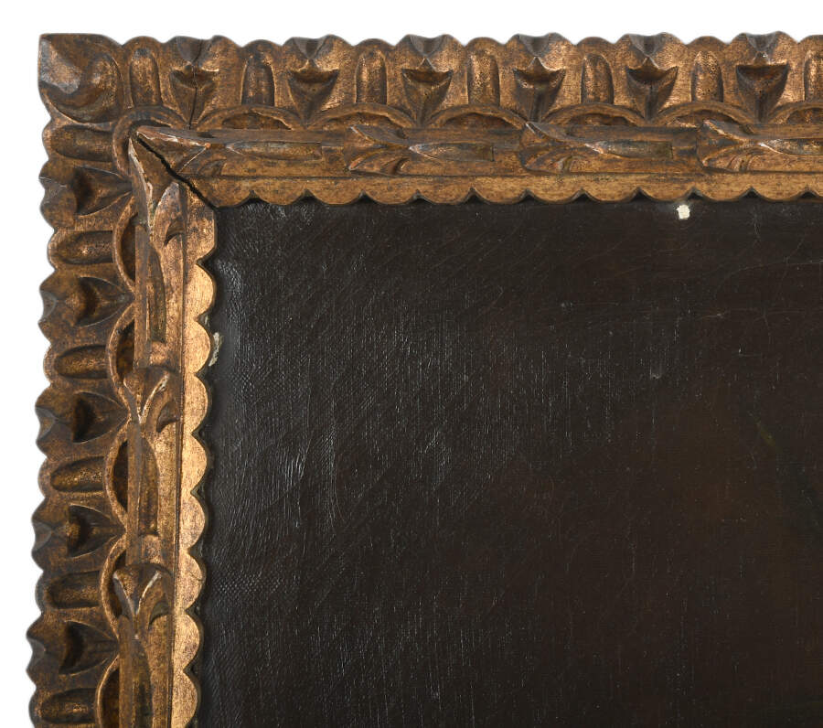 Framed "Baroque Bouquet" Oil on Canvas-5