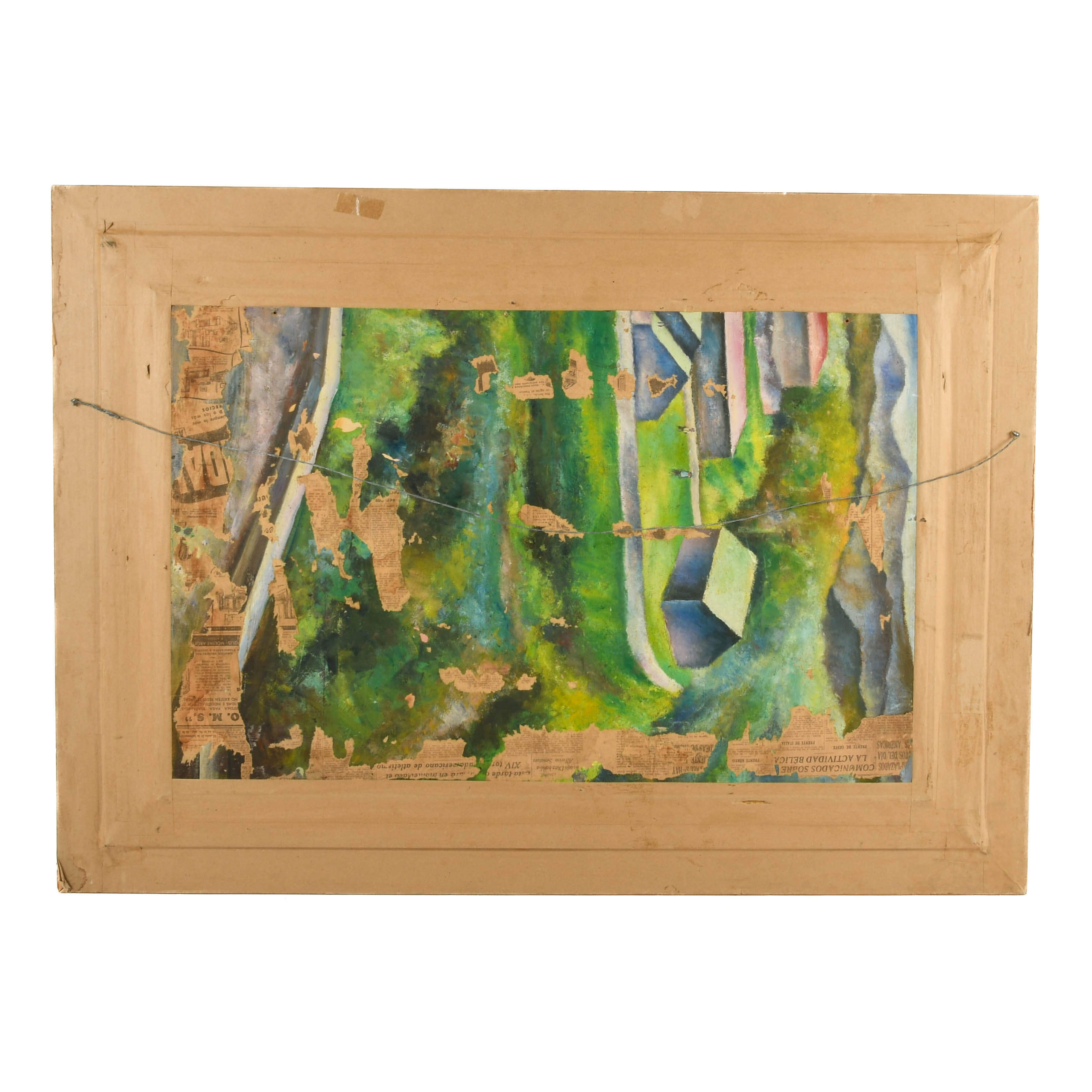 Framed Signed Manuel Eichelbaum "Jewish Wedding" Oil on Board-7