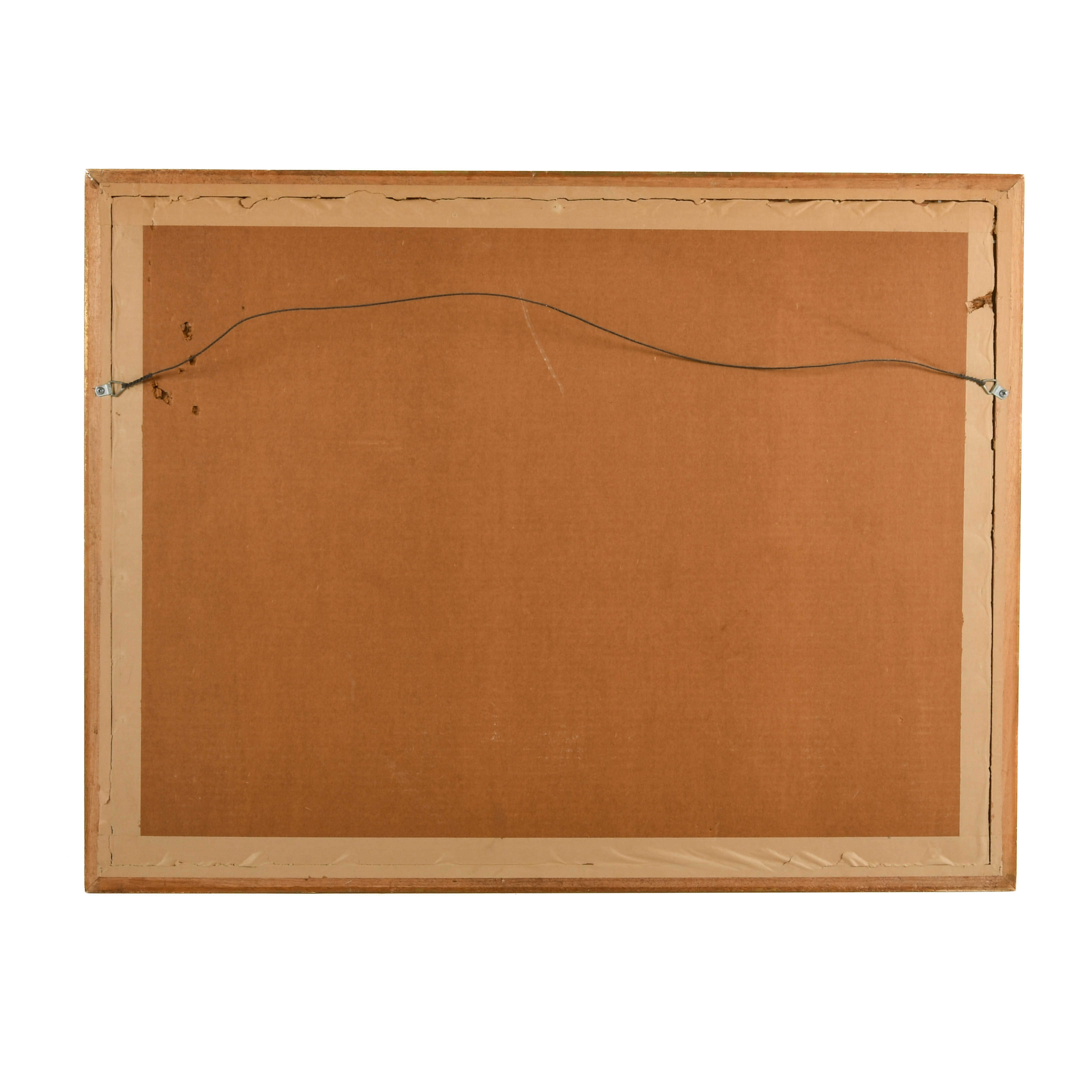 Framed Abstract Acrylic on Paper After Osvaldo Gutierrez-6