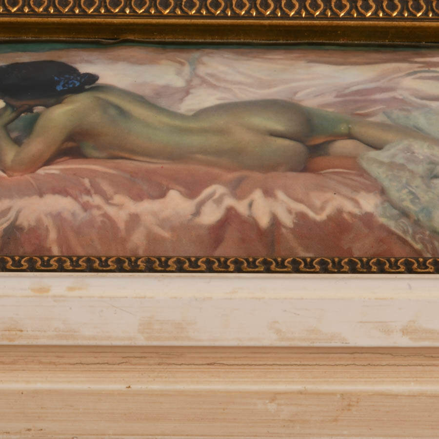 Polysmalt Enamel on Tin Portrait by Joaquín Sorolla y Bastida-7