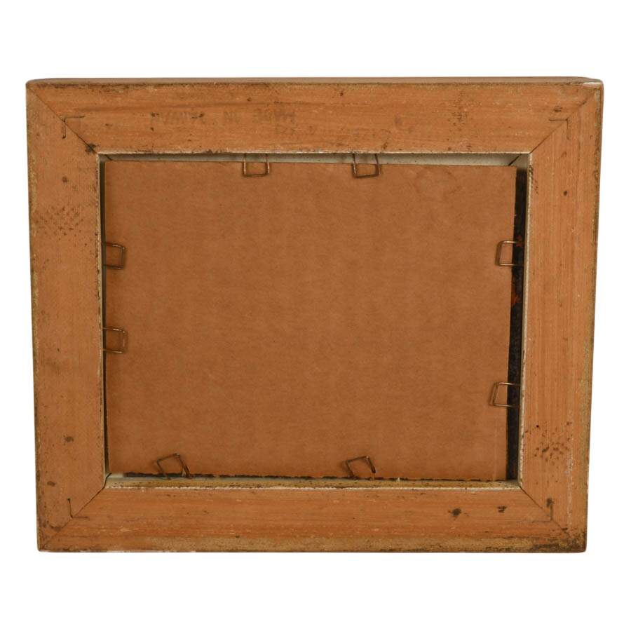 Signed Louis Cardin French Enamel Painting on Copper-5