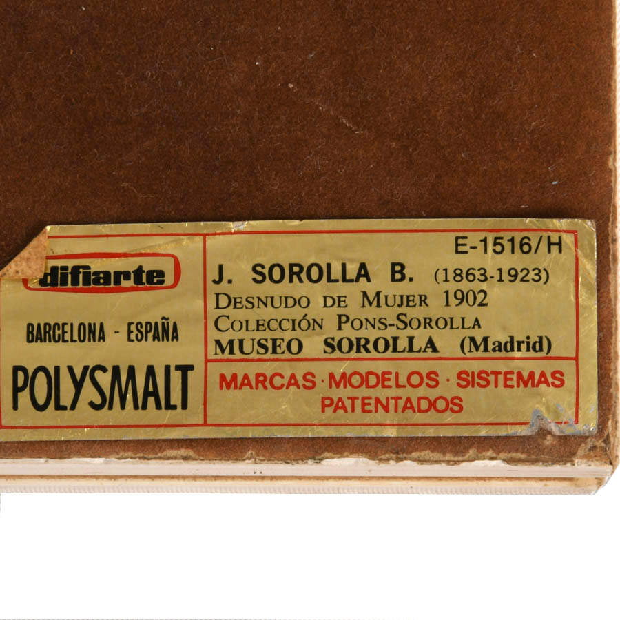 Polysmalt Enamel on Tin Portrait by Joaquín Sorolla y Bastida-2