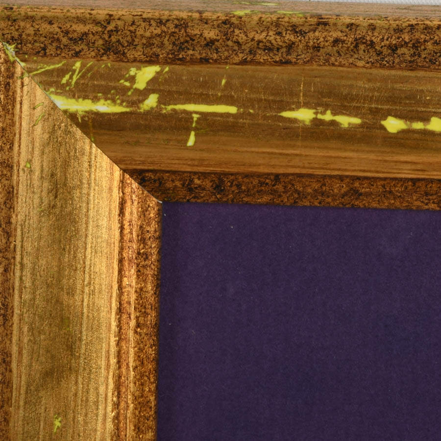 Framed Jewelry Store Advert on Paper Signed Blanche '15-4