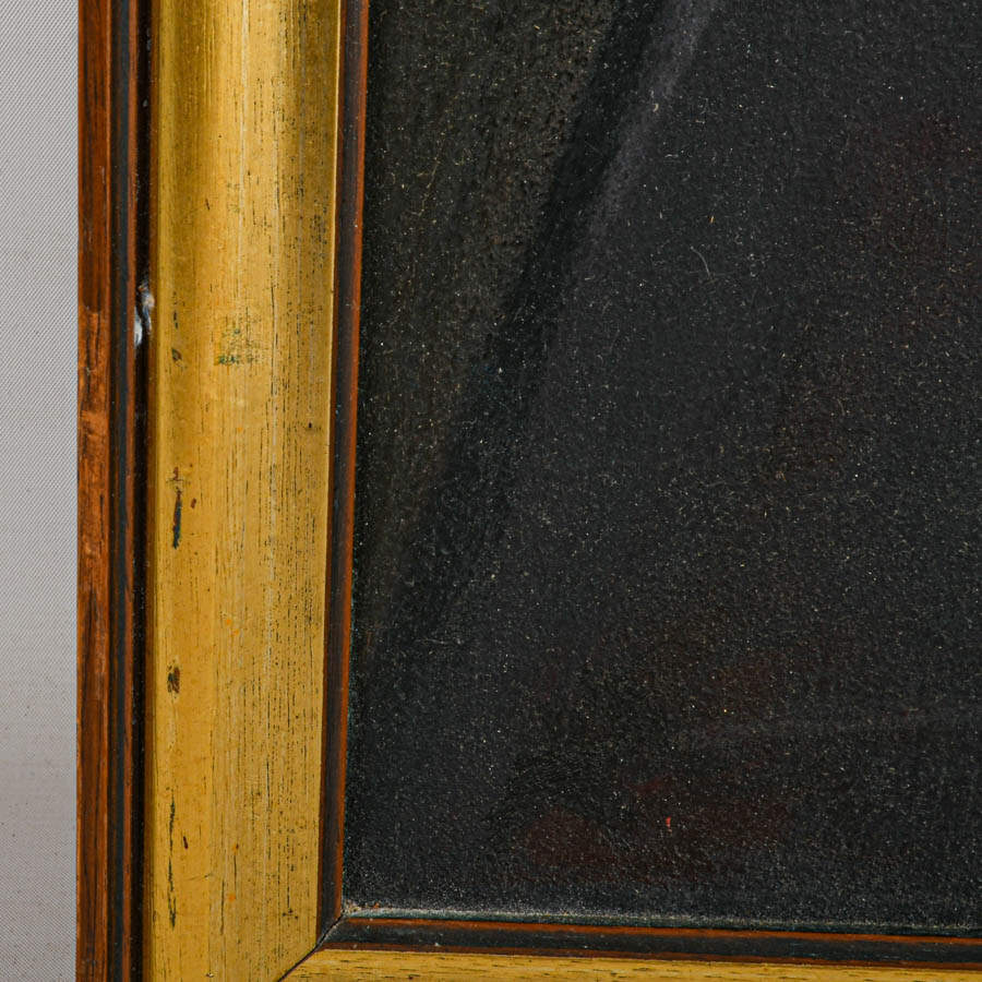 Framed "Canasteras en la Noche" Oil on Board Signed by Asdrúbal Domínguez-5