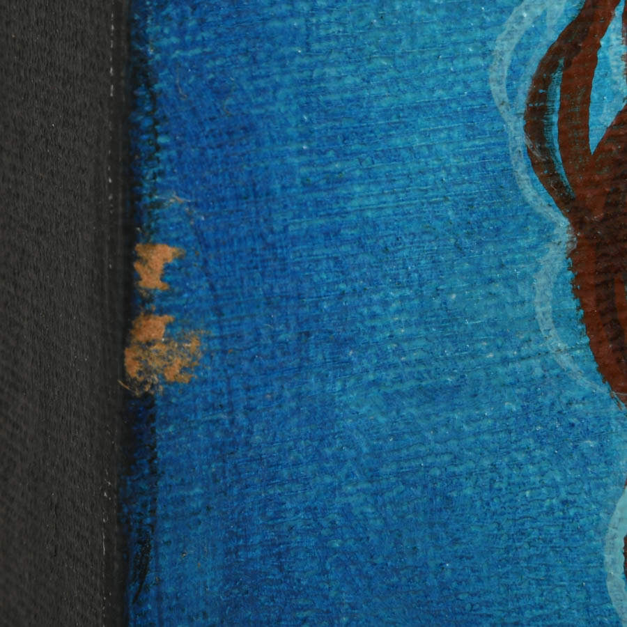Pop surrealism woman Acrylic on Canvas Signed CWL 2012-3