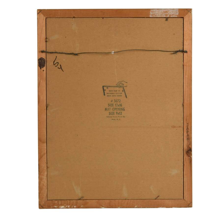 Signed "Back from Market" Gauche on Paper After Jean-Siméon Chardin-7