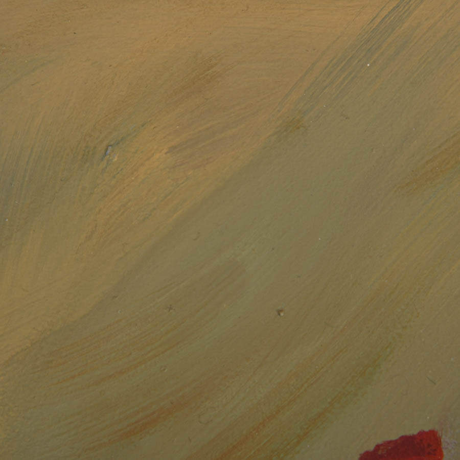 Signed Jayne Brown Chicken Oil on Masonite-5