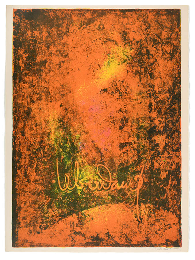 Portfolio of Ten Lithographs "Nature Prays Without Words" Signed Lebadang-13