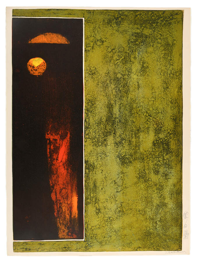 Portfolio of Ten Lithographs "Nature Prays Without Words" Signed Lebadang-12
