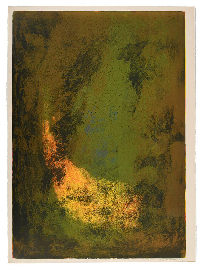 Portfolio of Ten Lithographs "Nature Prays Without Words" Signed Lebadang-9