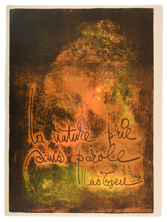 Portfolio of Ten Lithographs "Nature Prays Without Words" Signed Lebadang-6